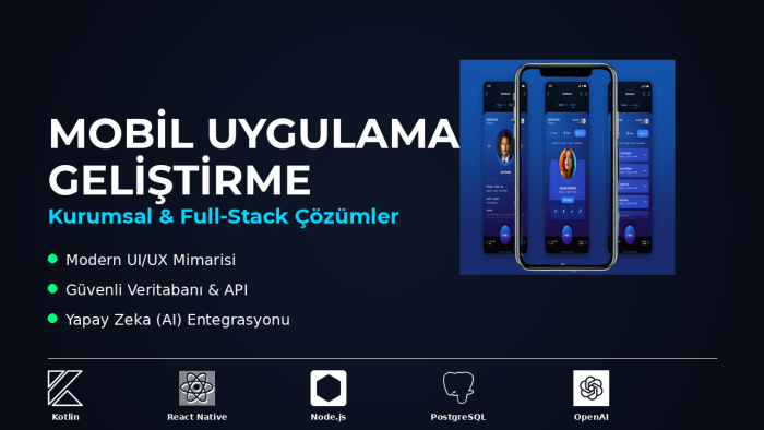 profesyonel mobil uygulamalar geliştiririm