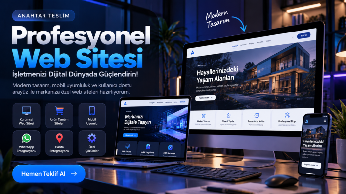 senin için anahtar teslim web sitesi yaparım