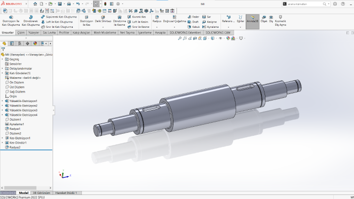 solidworks autocad ve ansys üzerinden iş yaparım