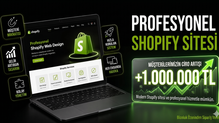 satış odaklı premium shopify e-ticaret mağazası kuruyorum