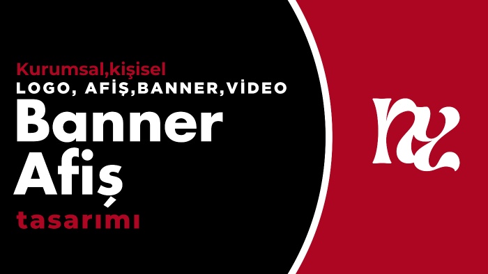 Banner ve afiş tasarlıyorum