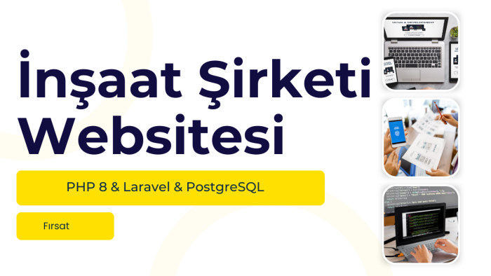 inşaat şirketinizin web sitesini yaparım