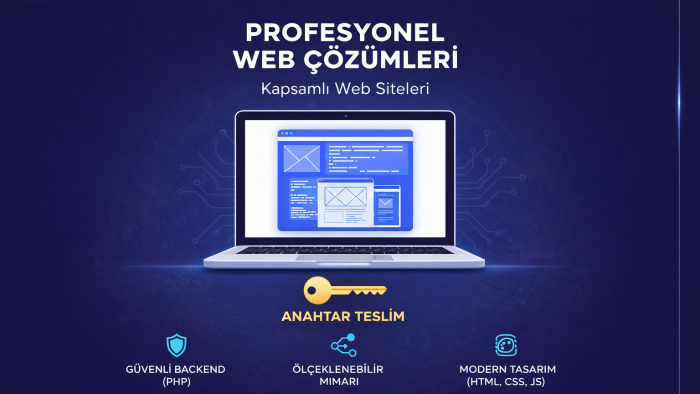kapsamlı ve detaylıca web sitesi yapabilirim