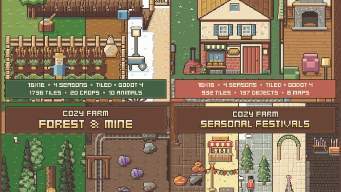oyununuz için piksel sanat tileset ve harita çizerim