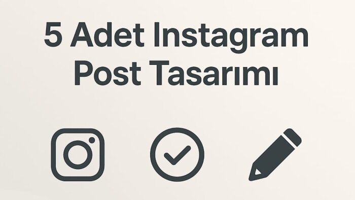 sosyal medya tasarımı hazırlıyorum