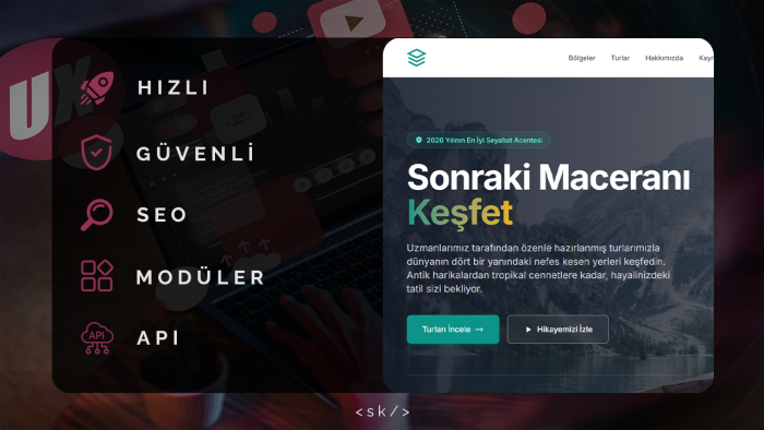 isteğinize ve hedef kitlenize uygun web sitesi geliştiririm