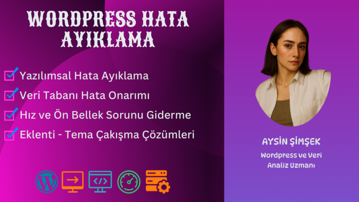 wordpress sistemlerinde yazılımsal hata çözümlüyorum