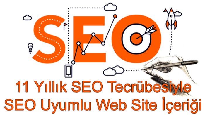 11 yıllık SEO uzmanı olarak size seo uyumlu içerik yazarım