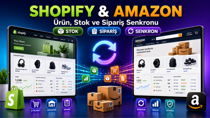 Shopify ile Amazon entegrasyonunu kurarım