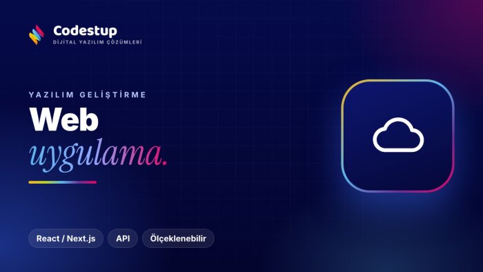 işletmenize özel web uygulaması geliştirebilirim