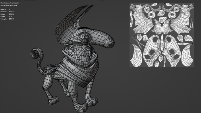 oyun karakterlerinizi retopoloji, UV ve rigleyebilirim