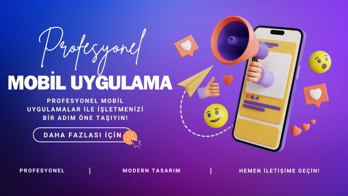 Native ve Cross Platform mobil uygulamalar yapabilirim