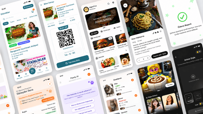 mobil uygulamanız için modern ui/ux tasarımı yaparım