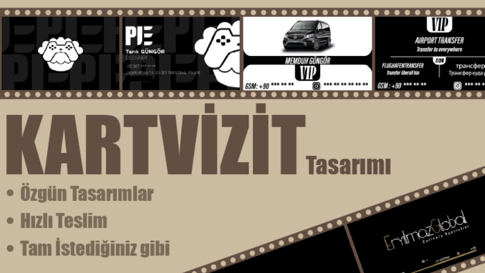 tam istediğin gibi kartvizitleri hızlıca tasarlayabilirim