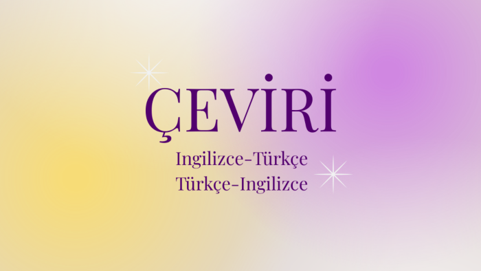 türkçe-i̇ngilizce ve i̇ngilizce-türkçe çeviri yapıyorum