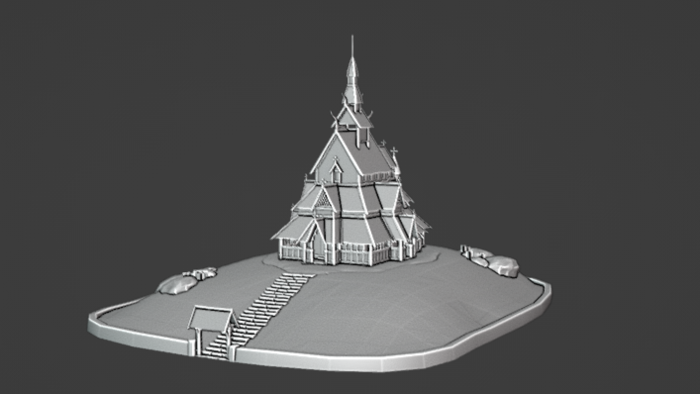 mimari low-poly çalışmalar yaparım