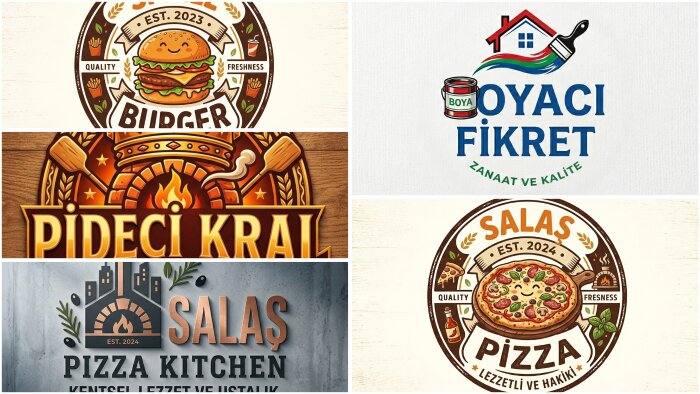 markalar için özgün ve modern logo tasarımları yapıyorum