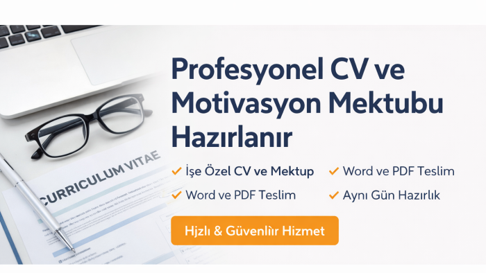 cv hazırlarım