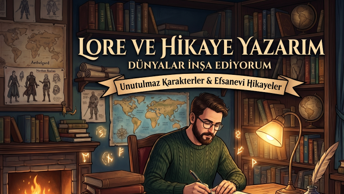 oyun ve kitap projeleriniz için yaşayan evrenler tasarlarım