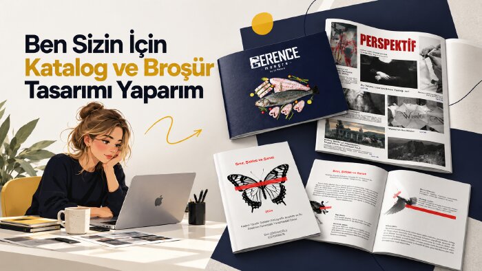 broşür ve kataloglarınızı özenle hazırlarım