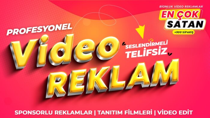 seslendirmeli profesyonel reklam filmleri hazırlayabilirim