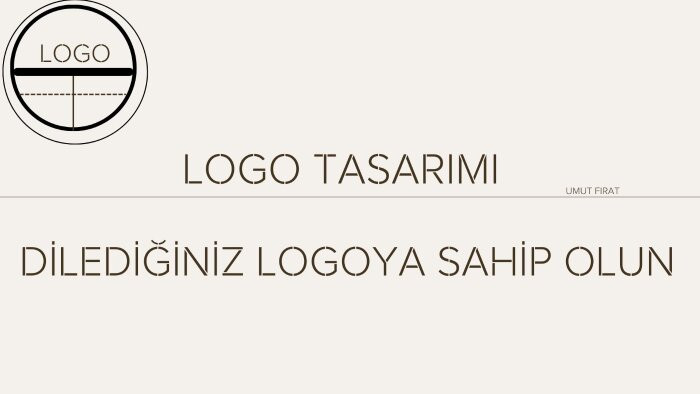  logo tasarımı yaparım