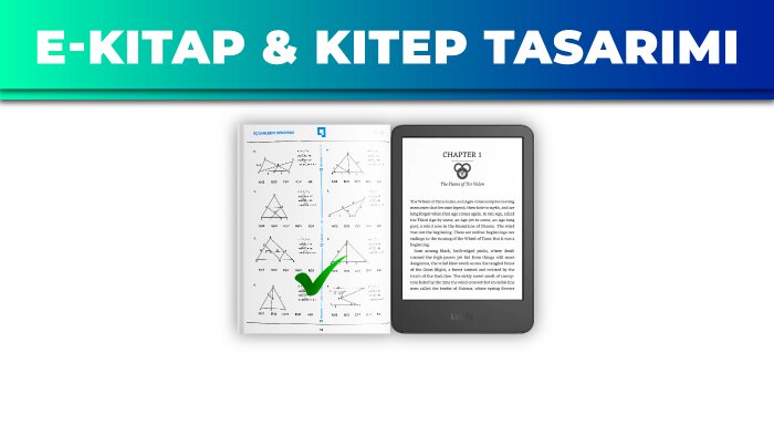 E-book, baskı için kitap mizanpaj  ve tasarımı yaparım