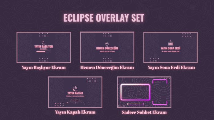 profesyonel overlay seti hazırlayabilirim