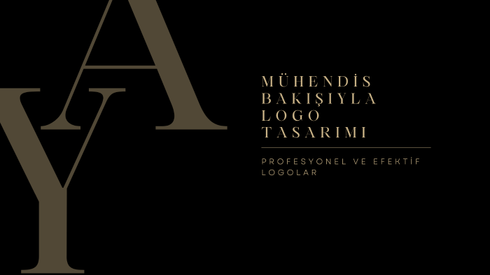mühendis bakışıyla logo tasarımı yapabilirim