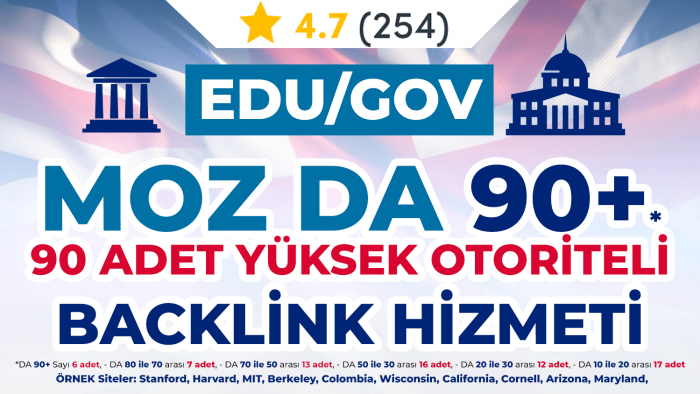 yüksek otoriteli edu ve gov backlink sağlıyorum