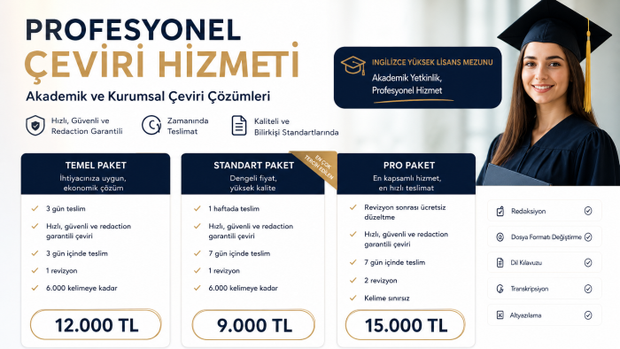 ingiltere mezunuyum. Q1 Standardında akadmeik çeviri yaparım