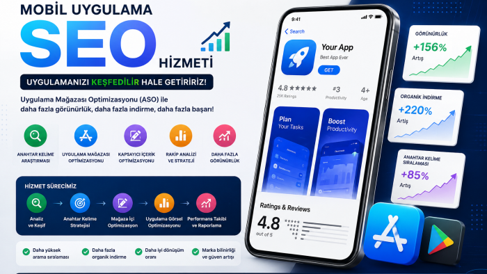 Google Play ve App Store ASO optimizasyonu yaparım