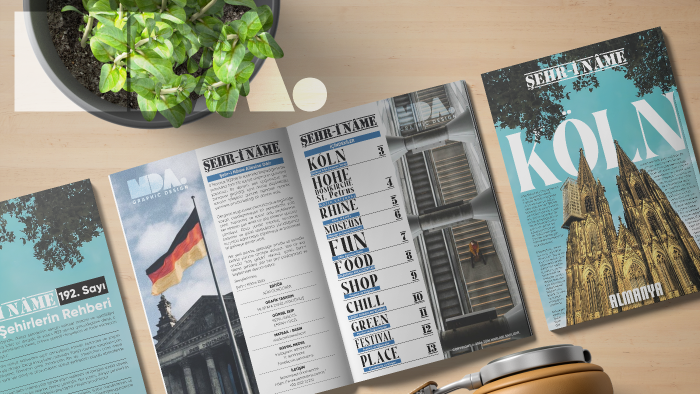 sizin için gazete, kitap ve dergi tasarlayabilirim