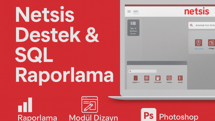 Netsis yazılım ve destek hizmeti sunuyorum