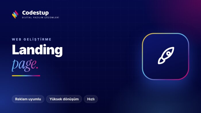 yüksek dönüşümlü landing page hazırlayabilirim