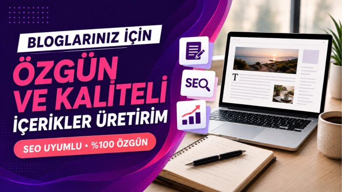 bloglarınız için kaliteli ve özgün içerikler yazabilirim