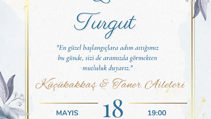 en harika gününüz için davetiye tasarlarım