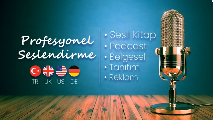 seslendirme yapıyorum