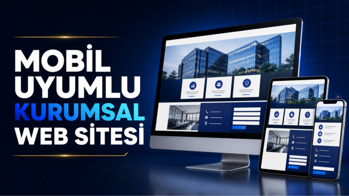 mobil uyumlu kurumsal web sitesi geliştiririm