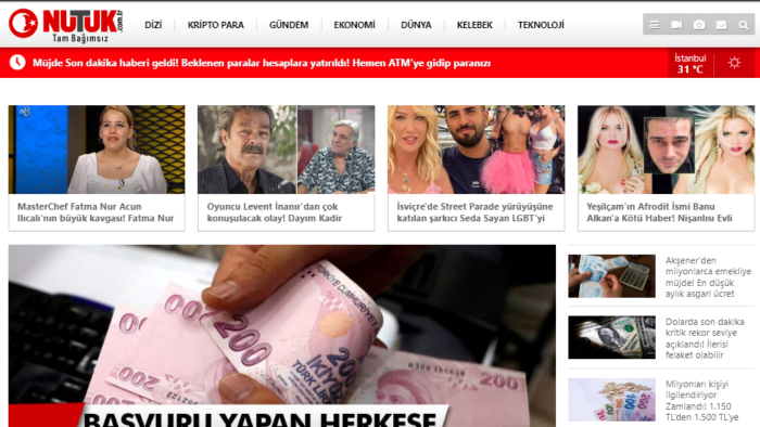 Nutuk haber sitesinde tanıtım yazınızı yayımlarım