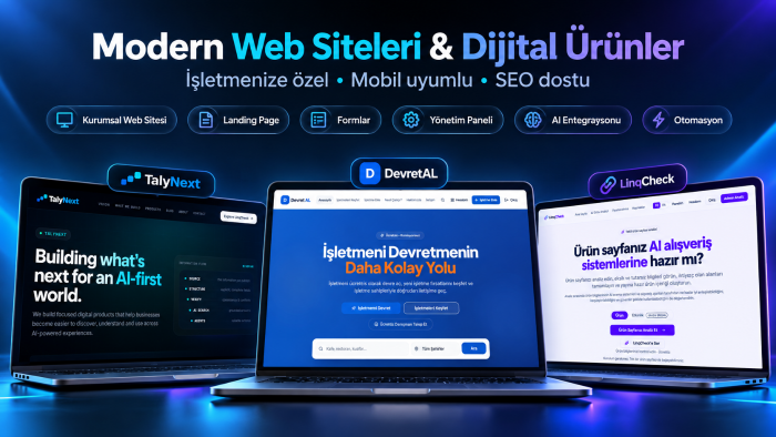 SEO ve GEO uyumlu modern web sitesi geliştiririm