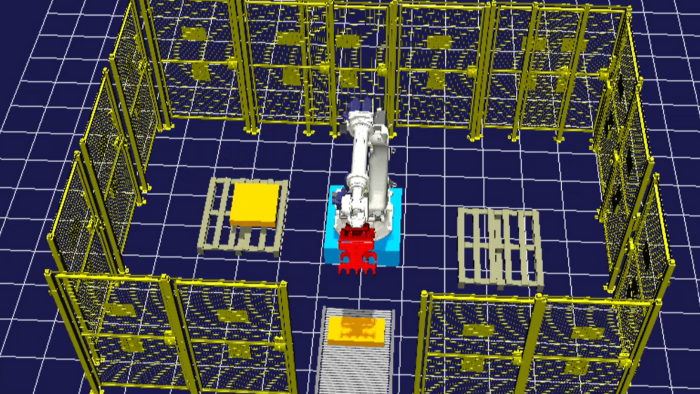 robot simülasyonu yapıyorum