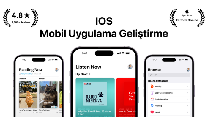 iOS uygulamalarınızı profesyonelce geliştiririm