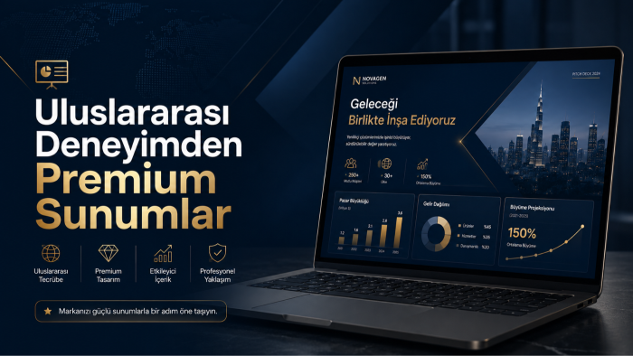 etkileyici ve ikna edici kurumsal sunumlar tasarlarım