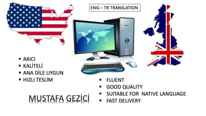 C2 seviyesinde İngilizce-Türkçe çeviri yaparım