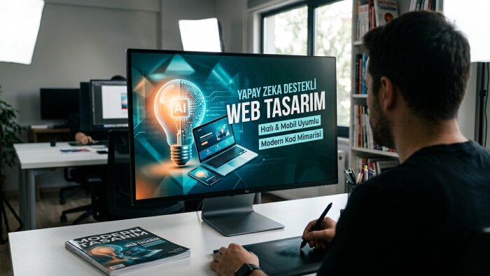 yapay zeka destekli modern ve hızlı web sitesi tasarlarım