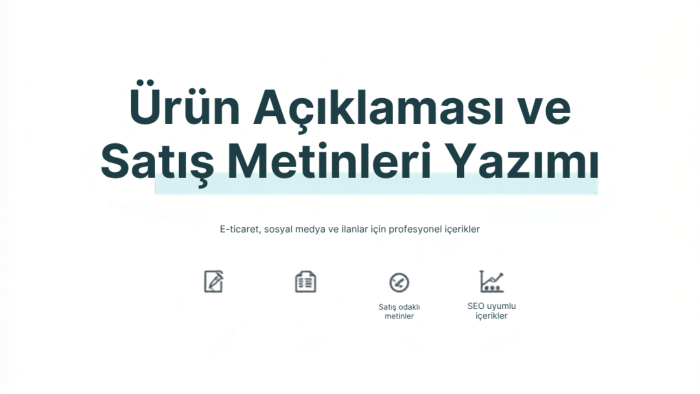 ürün için etkileyici açıklama ve kullanıcı deneyimi yazarım