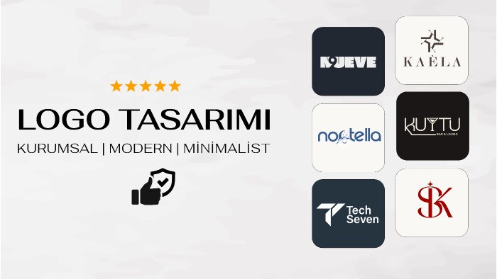 firmanız için estetik logo tasarlayabilirim