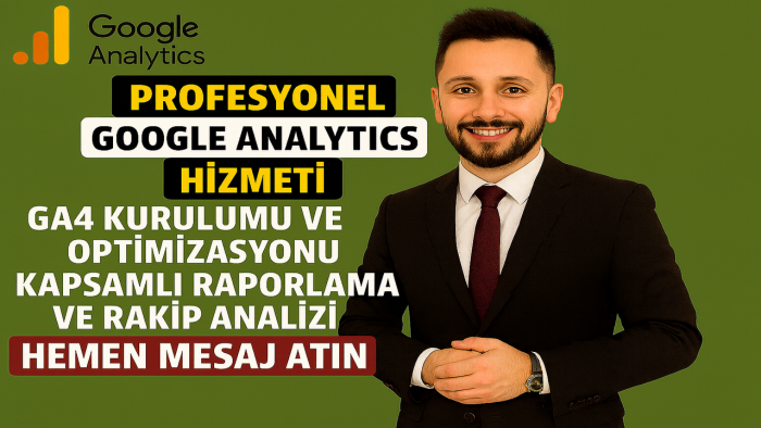 websiteniz için google analytics 4 kurulum hizmeti sağlarım
