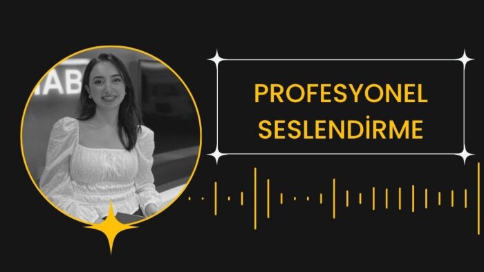 profesyonel seslendirme hizmeti sunuyorum